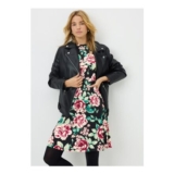 Multicolour Large Floral Supersoft Mini Dress – 28