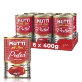 Mutti – Pelati Peeled Tomatoes, 400g – Total 24 / 1 Pack of 6 £4.50