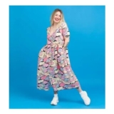 My Little Pony Colourful Clouds V-Neck Midi Smock Dress