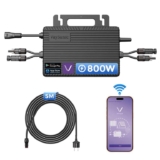 NAHUI 800W Micro Inverter with Integrated Wi-Fi, Plug & Play Inverter – Ideal for Balcony Power Plants, IP67 Waterproof, 2 Mppt – Amazon EU