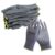 NITREX 10 Pairs of Black General Handling Gloves with PU Palm Coating, Size 8, Medium