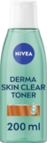 NIVEA Derma Skin Clear Toner (200ml), Cleansing and Hydrating Salicylic Acid Toner Enriched with Niacinamide to Rebalance and Remove Impurities, For Blemish-Prone Skin