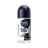NIVEA MEN Black & White 72hr Anti-Perspirant Roll On, 50ml