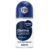 NIVEA MEN Derma Control Defend Roll On (50ml), Anti-Perspirant Roll On