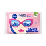 NIVEA Micellar Cleansing Wipes, 25 Pcs, Biodegradable