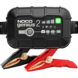 NOCO GENIUS2UK, 2A Car Battery Charger, 6V and 12V Portable Smart Charger