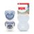 NUK First Choice Night Orthodontic Dummies, 6-18m, Blue, 2-Pack