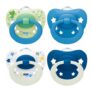 NUK Signature Day & Night Pacifiers, 6-18m, 4-Pack