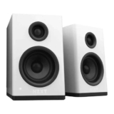 NZXT Relay Premium Desktop Bookshelf Stereo Gaming & Music Speakers 80W RMS White