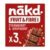 Nakd. Fruit & Fibre Strawberry & Raspberry3x44g