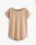 Natural Tan Brown Cap Sleeve T-Shirt Top, Size 26 – Free C&C