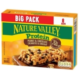 Nature Valley Protein Peanut & Chocolate Cereal Bars Big Pack 8 x 40 g x 3 (£4.04 S&S)