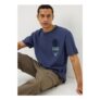Navy Back Graphic T-Shirt