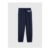 Navy Blue Relaxed Logo Joggers