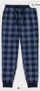 Navy Check Pyjama Bottoms free C&C