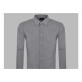 Navy Emporio Armani Logo Long Sleeved Shirt