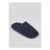 Navy Fluffy Mule Slippers