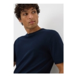 Navy Liquid Cotton T Navy