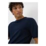 Navy Liquid Cotton T Navy