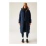 Navy Regatta Eloria Longline Hooded Insulating Quilted Jacket