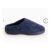 Navy Velour Comfort Sole Mule Slippers (Size S Only Available)