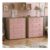 Neptune 5 Drawer Chest of Drawers X2 Pink and Oak