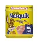 Nesquik Strawberry Flavoured Milkshake Powder – 500g Tub – S&S £2.34