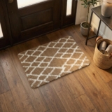 Nest & Nibble Beige Indoor Door Mat 60 x 90 cm Non-Slip Washable Entrance Rug Soft Absorbent Floor Mat for Front & Back Door, Kitchen, Bedroom, Office, Entryway Inside Home Essentials Carpet