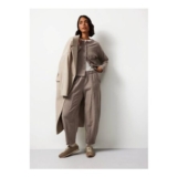 Neutral Soft Touch Barrel Leg Co-Ord Joggers L