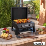Nexgrill Fortress 2 Burner 4-in-1 BBQ Grill & Pizza Oven Griddle Grill Plate Cover