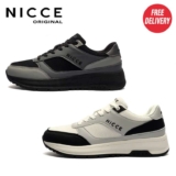 Nicce Advell Mens Trainers W/Code (Black / Grey)
