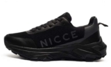 Nicce Mens Metalo Trainers, Black or Navy, Sizes 7-12 Plus Free Delivery With Code