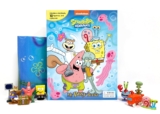 Nickelodeon Spongebob 25th Anniversary My Busy Books – Storybook, 10 figurines, playmat