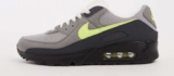 Nike Air Max 90 Womens Trainers – Sizes 3-13 – Grey/Neon Yellow – Free C&C