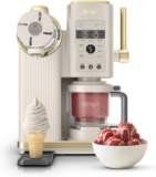 Ninja CREAMi Scoop and Swirl Ice Cream Machine with 2x Tubs, 13 Functions, Makes Ice Cream, Soft Serve, Gelato, Sorbet, Milkshakes and More, Mix-In Option, Stone Gold, NC701UKSTGD