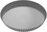 Ninja Foodi ZEROSTICK Pie, Tart & Flan Tin, 10-inch/25cm Pie Tin, Non-Stick, Long Lasting Heavy Duty Flan Tin, Made from Aluminised Steel, Grey, B30910EUUK