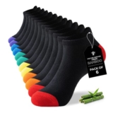 Niorasen Bamboo Trainer Socks for Men and Women 6 Pairs