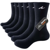 Niorasen Cushioned Sports Socks for Men & Women, Combed Cotton Running Socks, Seamless Crew Gym Socks – SB Niorasen Direct – UK / FBA