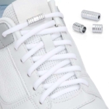 No Tie Elastic Shoelaces with Metal Buckes, 5 Laces (2.5 Pairs) – 8mm