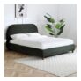 Nova Olive King Size Boucle Upholstered Bed Frame with Headboard