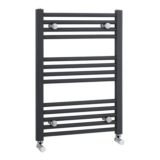 Nuie Anthracite Straight Ladder Rail 700 X 500mm