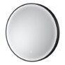 Nuie Black Framed LED Touch Sensor Mirror 600mm