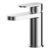 Nuie Chrome Mini Basin Mixer with Push Button Waste