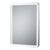 Nuie Silver Framed LED Touch Sensor Mirror 700 X 500mm