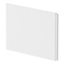 Nuie White Shower Bath End Panel 700mm