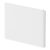 Nuie White Shower Bath End Panel 700mm