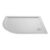 Nuie White Slip Resistant Offset Quadrant Shower Tray Left Hand 1200 X 800mm
