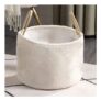 OHS Boucl Storage Basket Cream