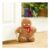 OHS Boucle Gingerbread Man Doorstop – Natural