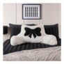 OHS Bow Embroidered Teddy Cushion